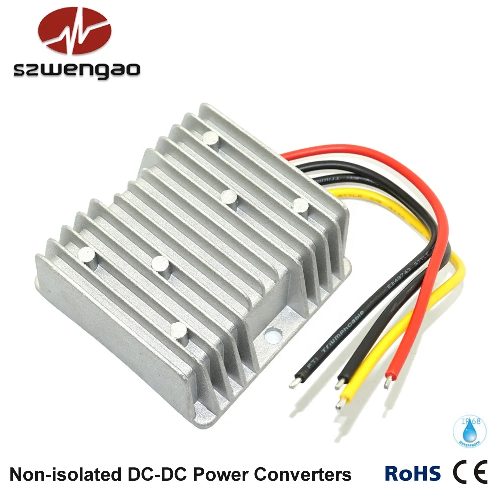DC-DC 8-40V to 12V 6A 10A 20A Boost-Buck Converter 72W 120W 240W Voltage Stabilizer for Cars Boats