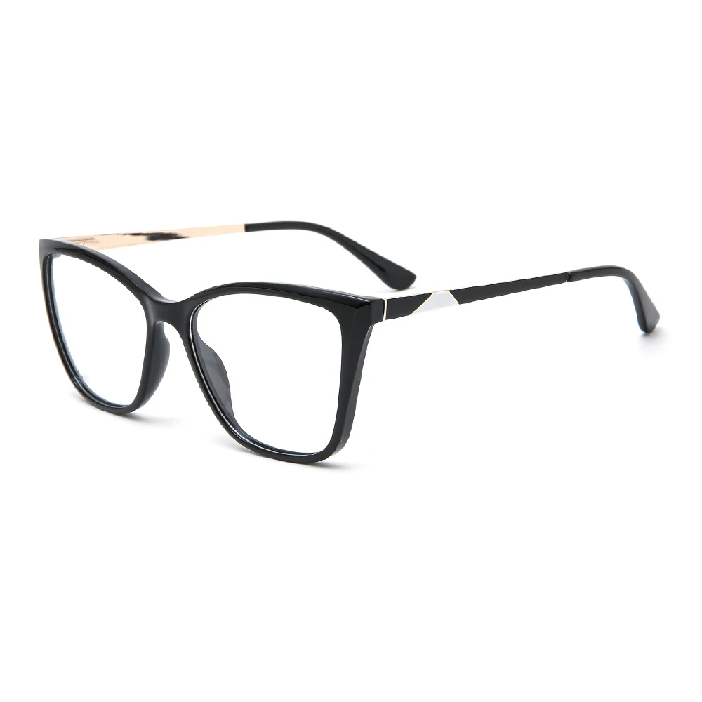Square Cat Eye Anti Blue Light Frames For Optical Lenses With High Quality Lightweight