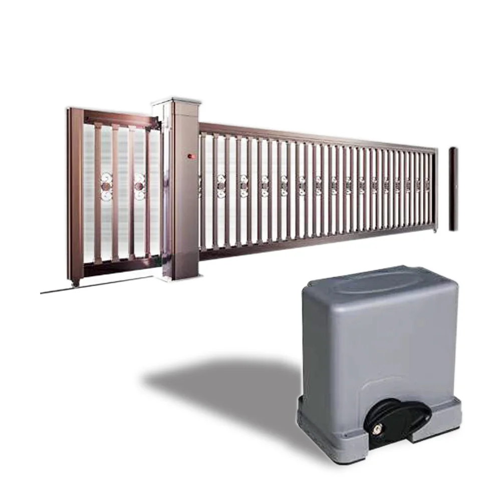 Aayee Good Quality Factory Directly Automatic Sliding Gate Motor DC 12V Motors 400Kg Sliding Opener With 2 Remote Control