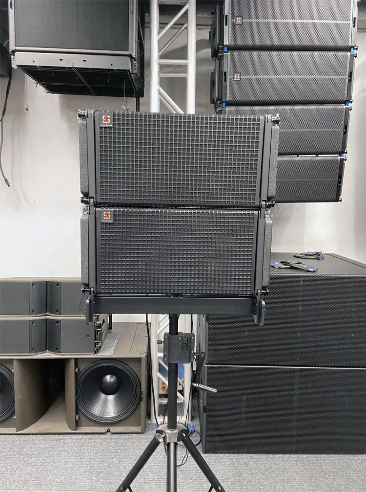 Dual 10 Inch L-VERA20 active line array speakers sonido professional audio  Made of Wooden pa speaker system outdoor concert