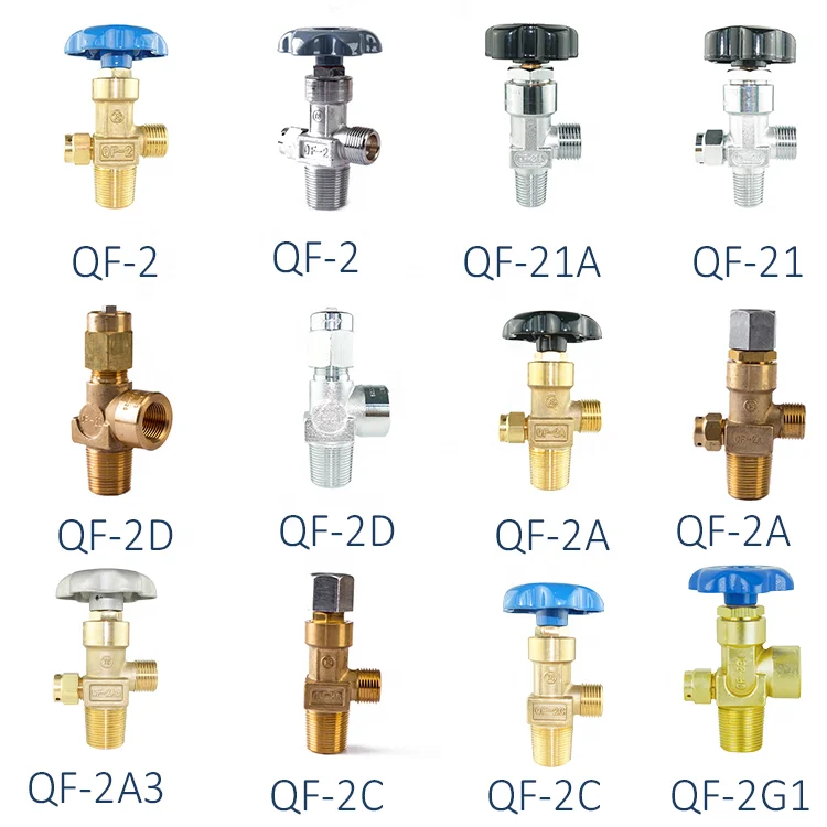 SiAN Safety QF-2C Industrial Gas Range N2 Oxygen Air Control Valves Flapper Type Cylinder Nitrogen Valve Brass O2 Valves