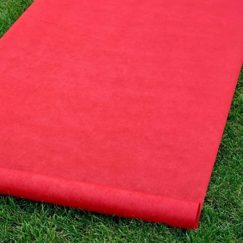 Lowest Price Felt Fabric Roll Pieces Industrial Felt Polyester Non Woven Colorful felt carpet wedding disposable red carpet