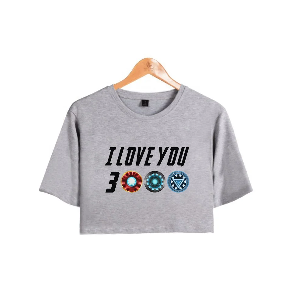  2018 новейший дизайн модная женская футболка с принтом I lover you