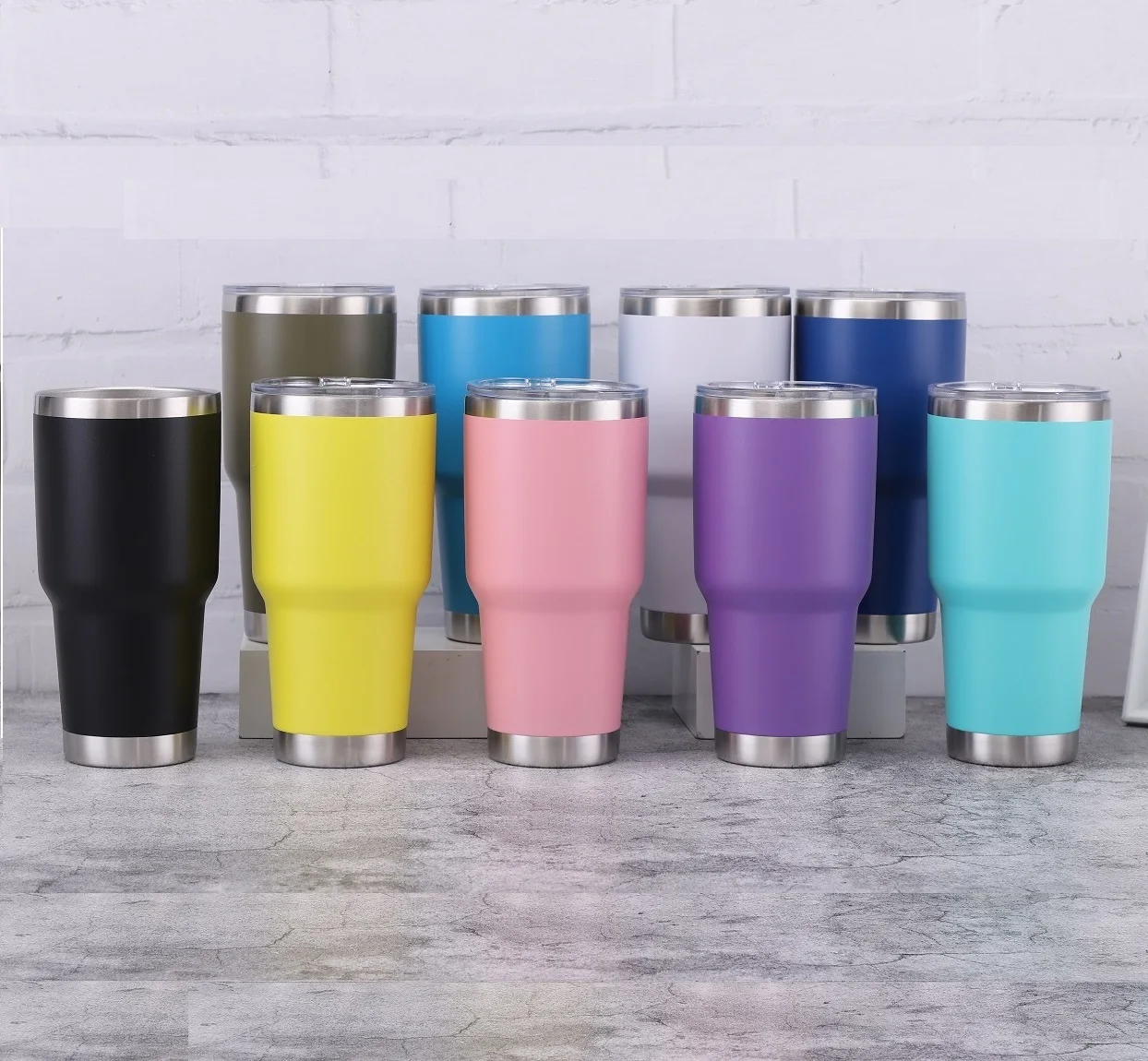 
HDT Amazon Portable Car Cup water bottle Manufacturer ss 30 oz Vacuum Insulated wholesale tumblrs Stainless Steel Tumbler 