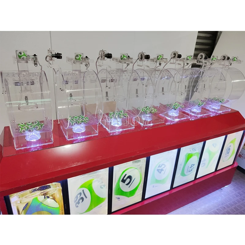 Professional keno lucky air driven 7D lottery equipment online draw machine with RFID automatic identification system