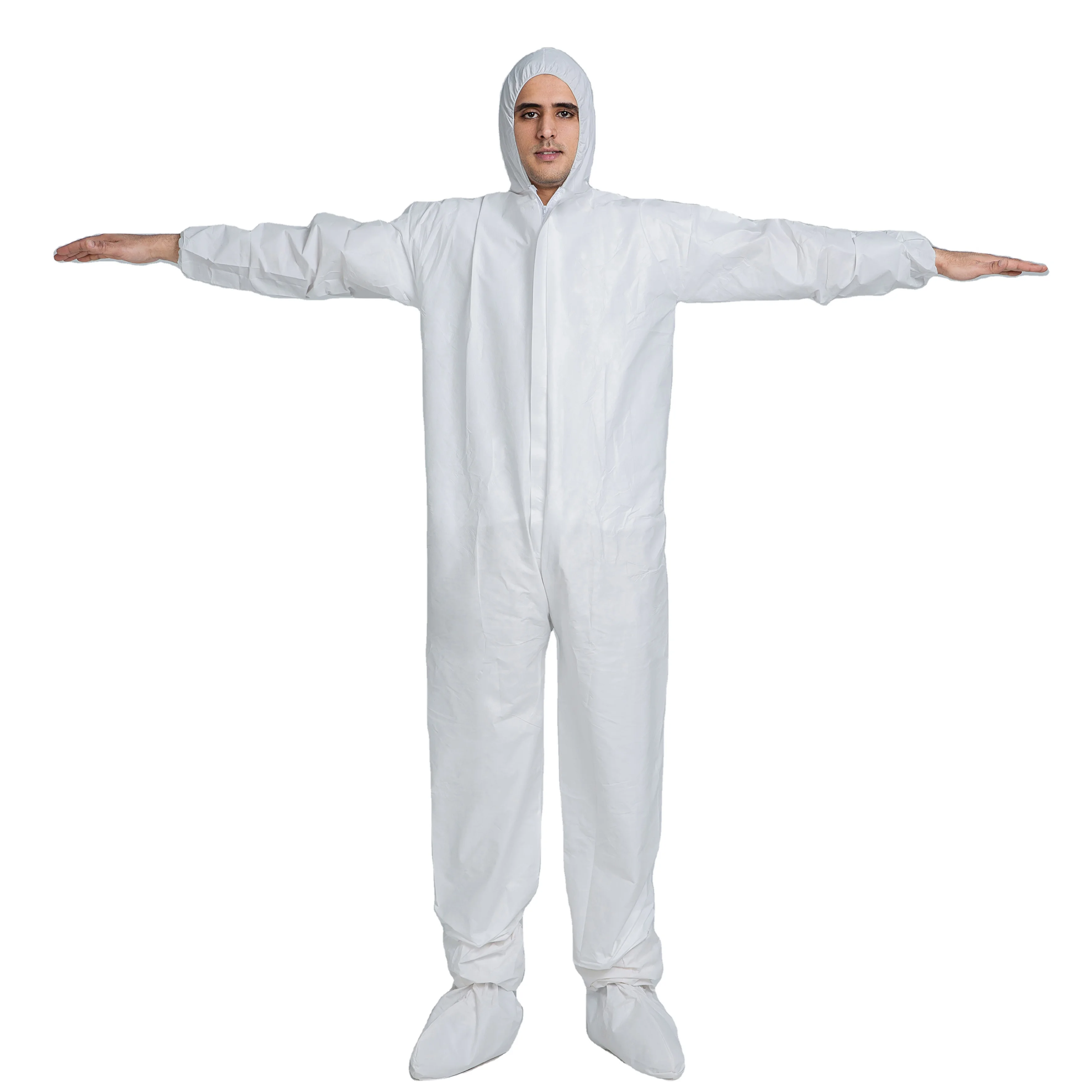 Disposable coveralls medical gowns SMS PP SF microporous body overall for hospital