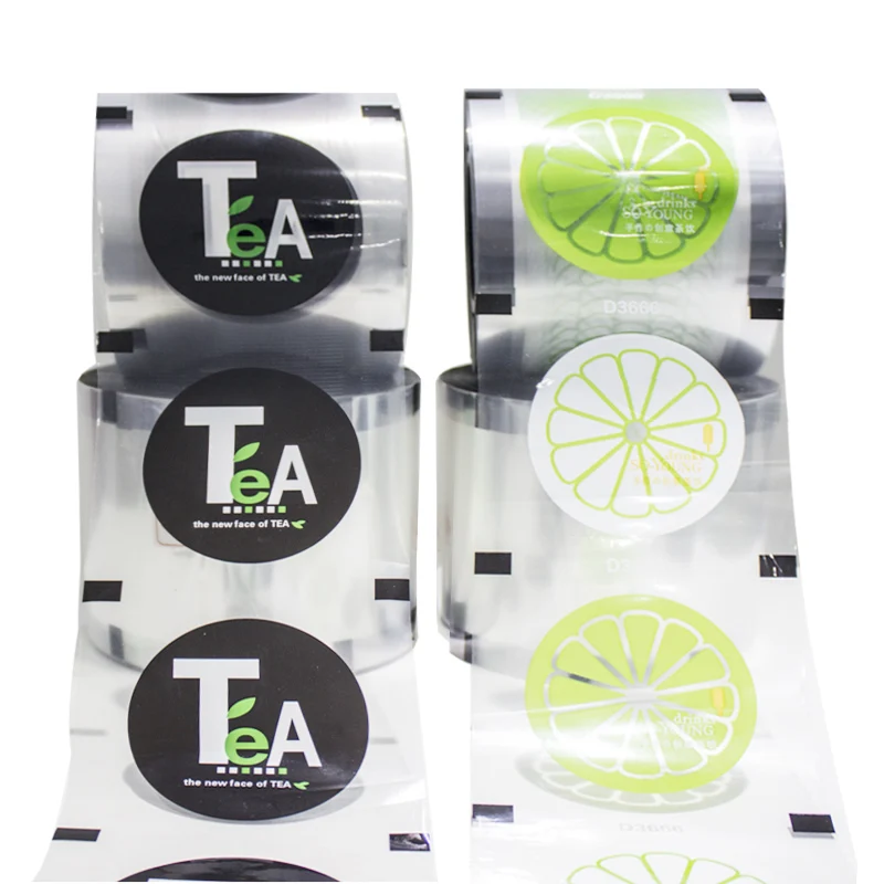 FEST factory plastic film cups packing pp films to seal drinks foods pp pc paper cups by soft pp sealing films