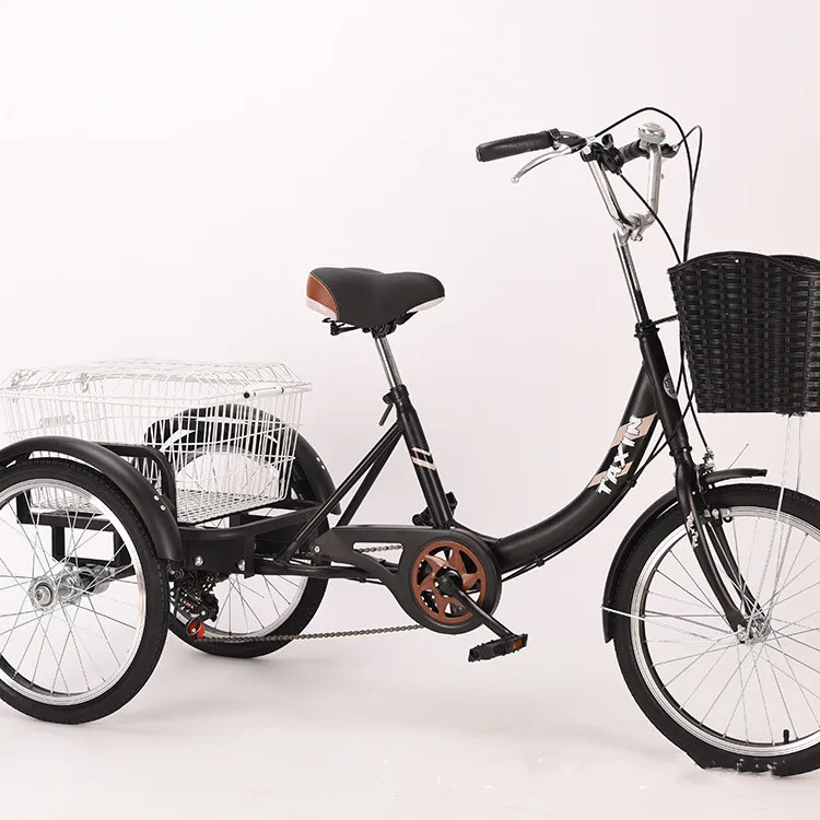 Hot selling  adult tricycle three wheel tricycle new design cheap adult tricycle for sale 20 inch 24 inch