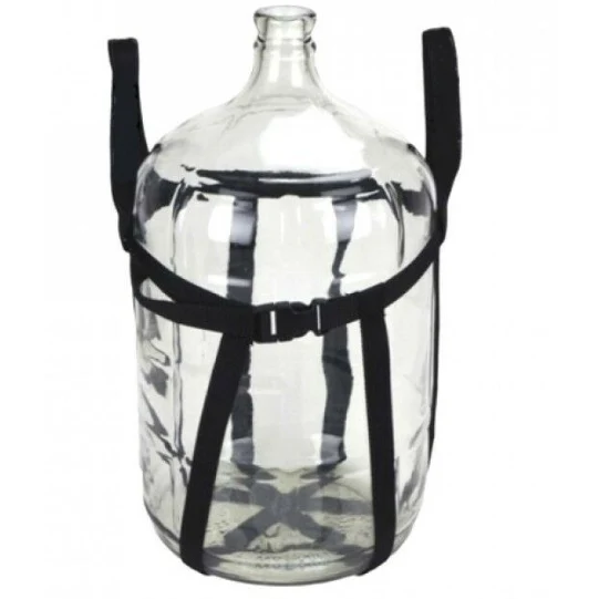 25L Carboy with strap and airlock Stopper Bar Accessories Food Grade Silicone Plug With Hole Homebrew wine/beer Fermenter, Glass