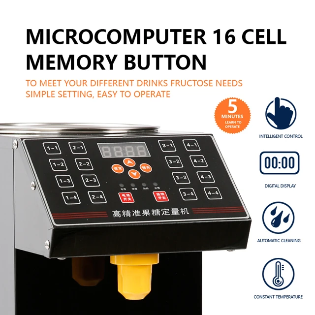 Auto Frustose Dispenser China Wholesale Prices High Quality Bubble Tea Fructose Dispenser/Sugar Fructose Quantitative Machine