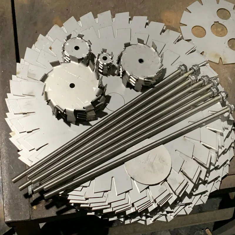 Stainless steel dispersing disc high-speed stirring impeller disperser accessories disc dispersing blades