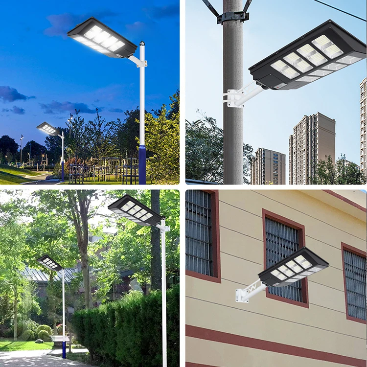 Outdoor Highway Pathway Garden Ip66 Waterproof 600w 800w 1000w All In One Solar Led Street Light