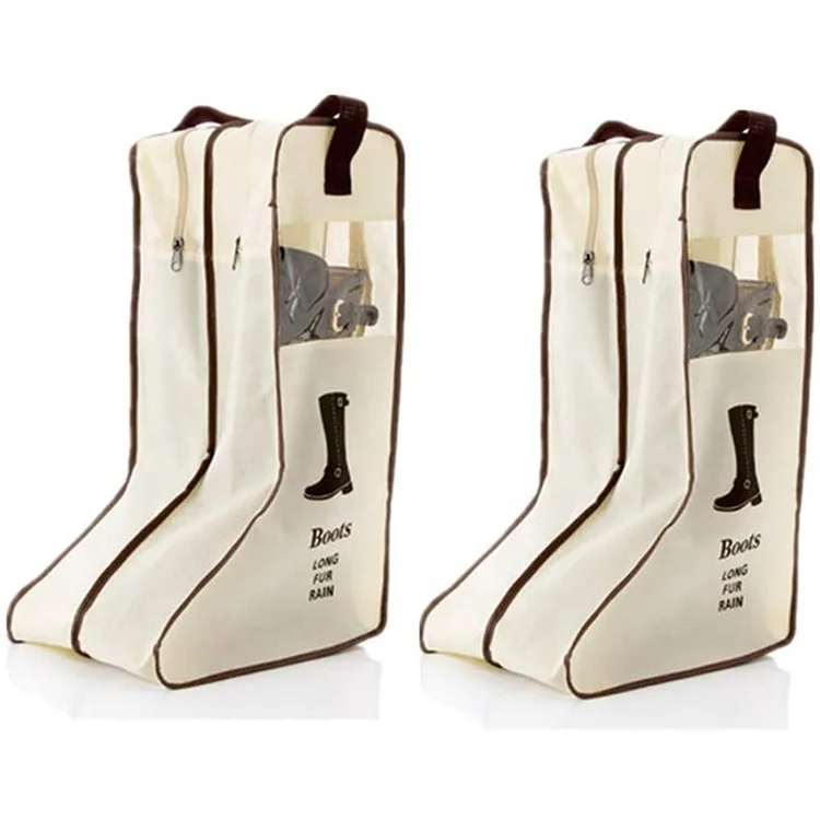 Waterproof Boots Protector Bag Boots Cover Non-Woven With Zipper Storage Bags
