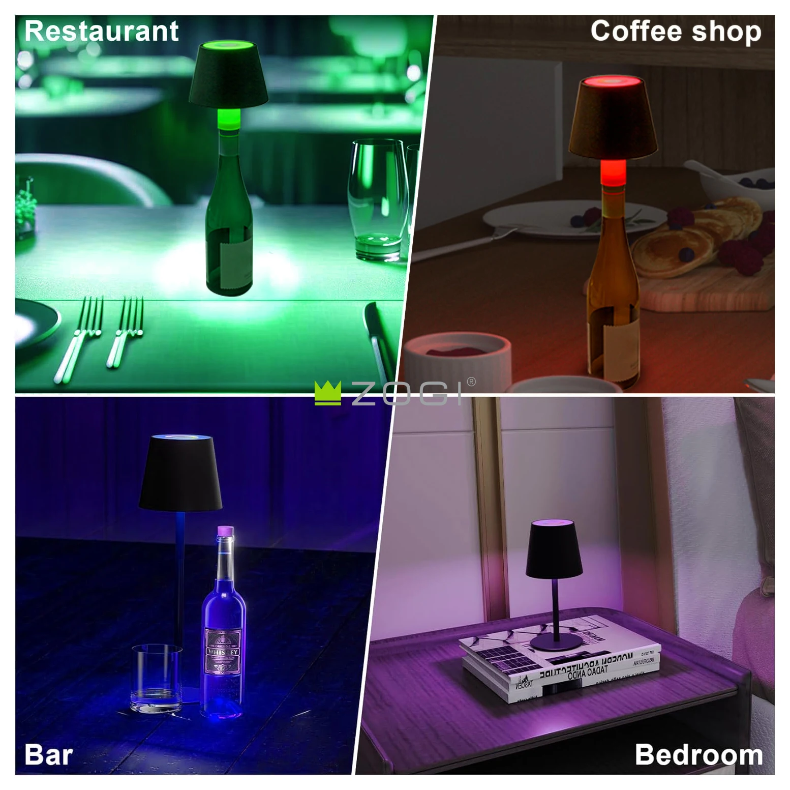RGB свет гостиной современное освещение перезаряжаемая прикроватная Светодиодная настольная лампа