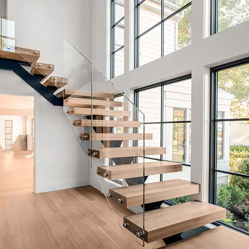 Building Core Railing Iron Spindles Wrought Iron Indoor Creative Stair Case Handrail Fittings