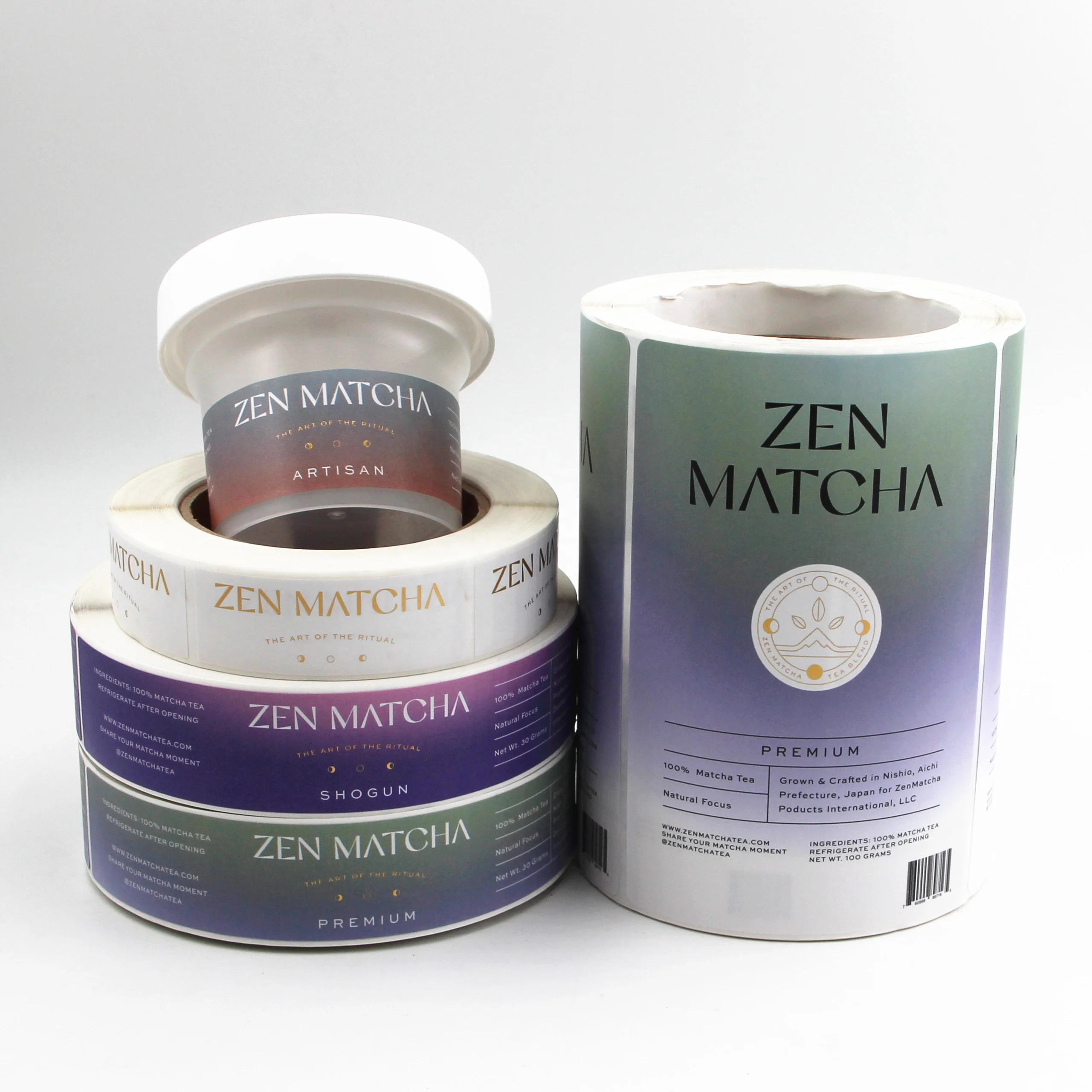 Waterproof Label Stickers Gold Foil Stamping Stickers for Perfume Bottle Candle Jar Stickers