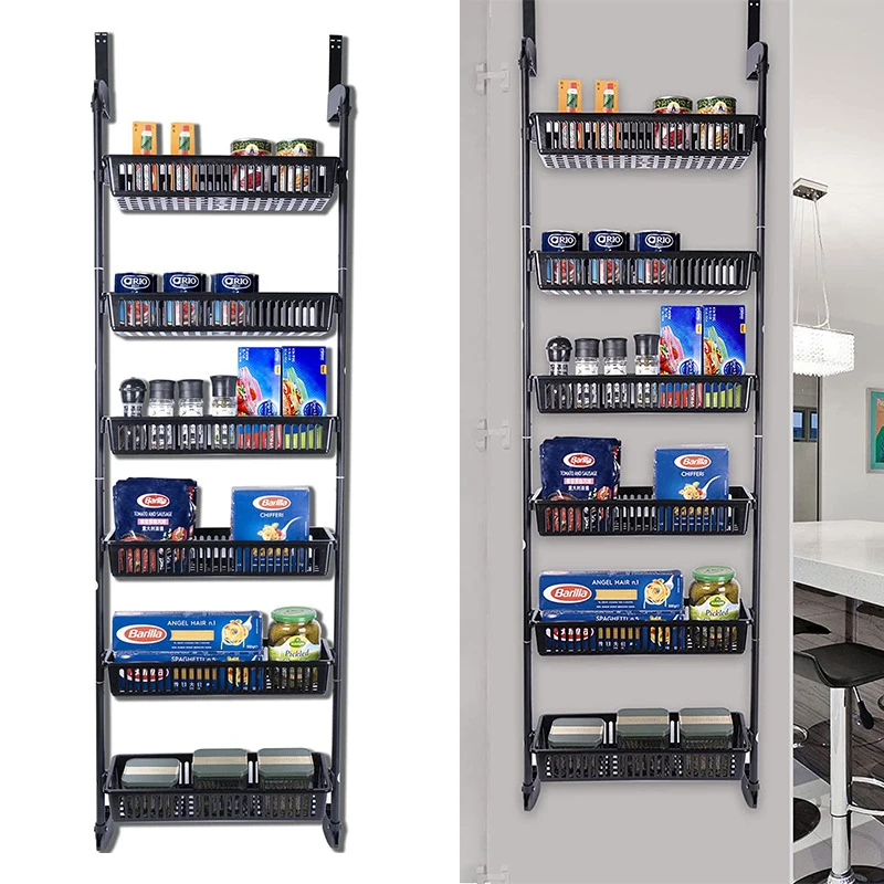 Six layer shoe hanging shelf bathroom home organizer shower hanging basket Kitchen bathroom shelving