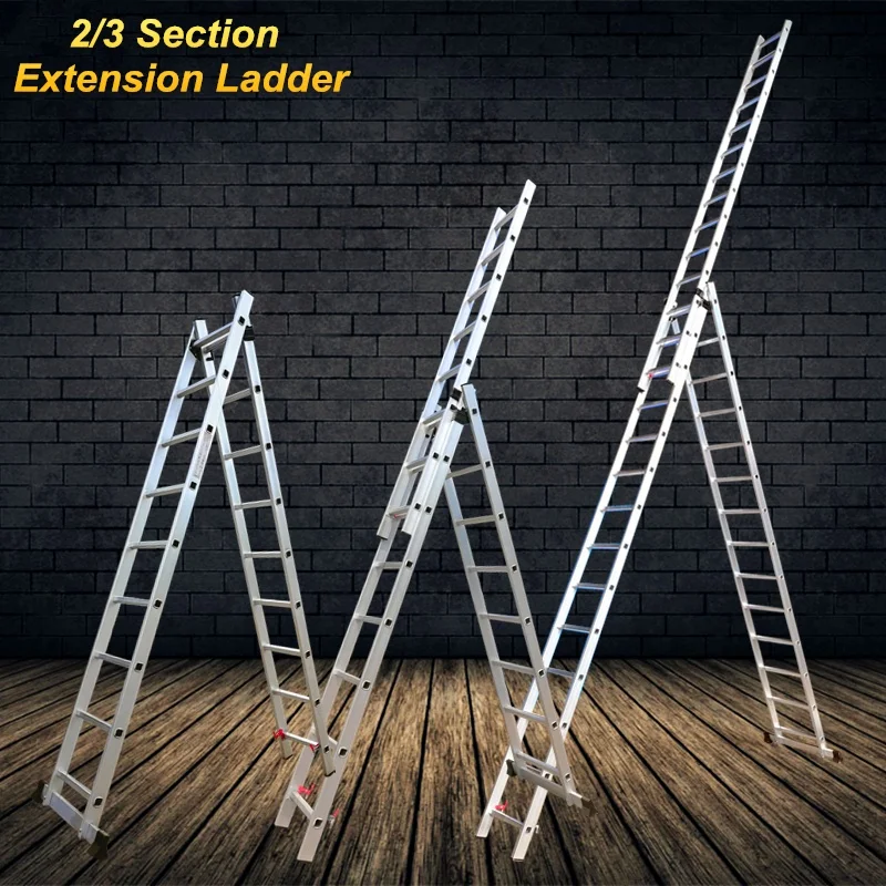 Dexin 3 Sections Combination Extension Ladders, 3 single straight ladder