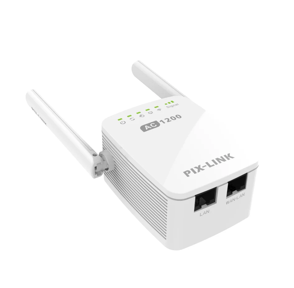  Усилитель Wi-Fi PIX-LINK 1200 Мбит/с Высокоскоростной Беспроводной двухдиапазонный ретранслятор Wi-Fi/AP/маршрутизатор AC12