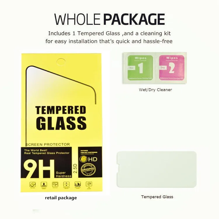 For iPhone XI/11 Transparent Tempered Glass Screen Protector 2.5D 9H glass Anti-Scratch Screen Protector 2019
