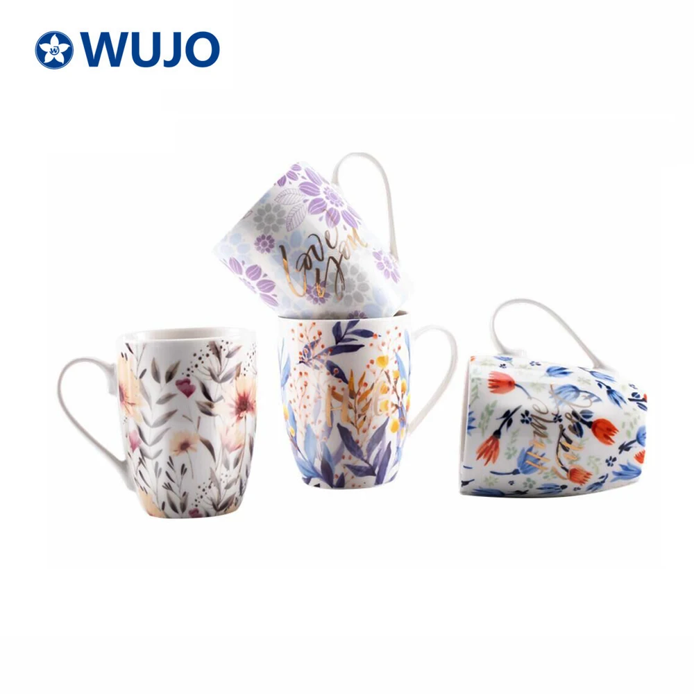 Newest Design Handmade Ceramic Golden Coffee Mugs Real Gold Ceramic Tea Mugs