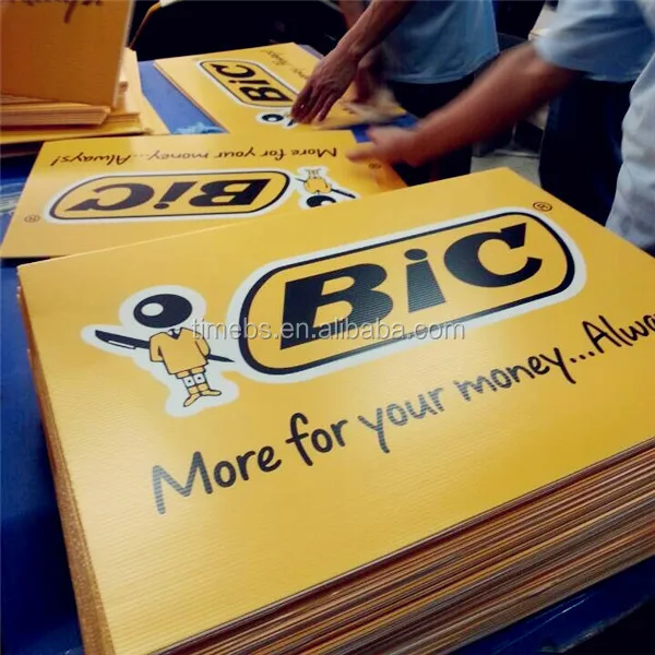 Печатный ПП гофрированный пластиковый плакат/знак coflute/coroplast лист