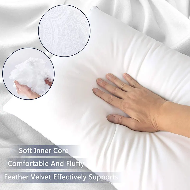 High Quality Wholesale Good Price Super Soft White polyester Comfortable bedroom pillows