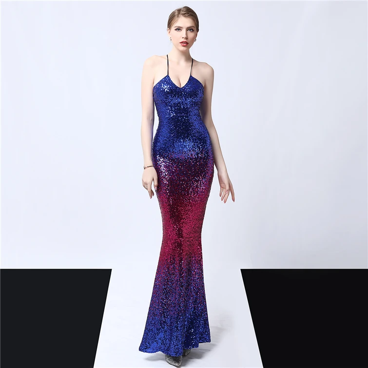 16673#deep v side slit long sleeve sexy evening dresses women dresses gowns formal long evening dresses