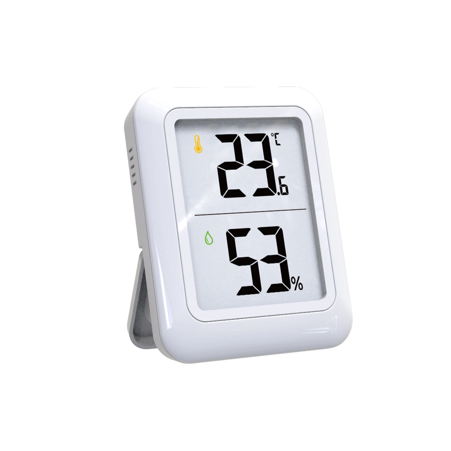 Comfortable display of small smart thermometer and hygrometer suitable for bedroom and living room