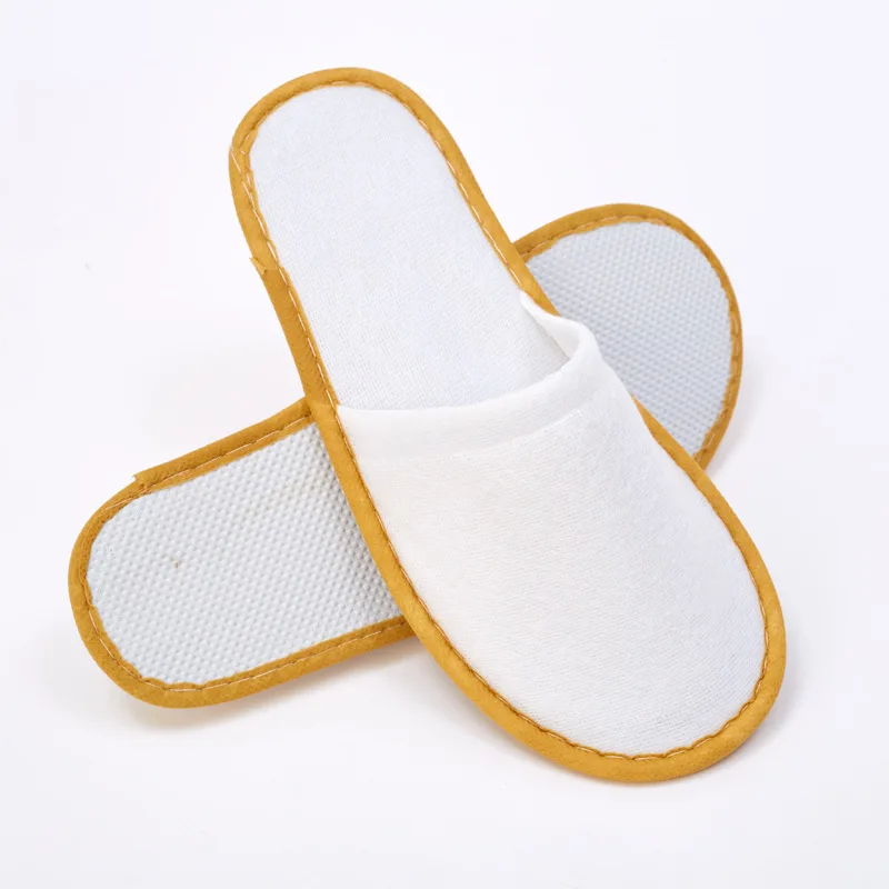 Disposable slippers thickened brushed fabric slippers Hotel Hotel B & B travel portable home wholesale