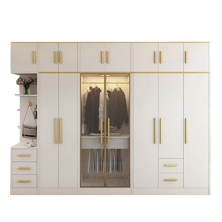 Best Price New Design Sliding Door Wardrobe Customized Wardrobe Apartment Project Wholesales Wardrobe