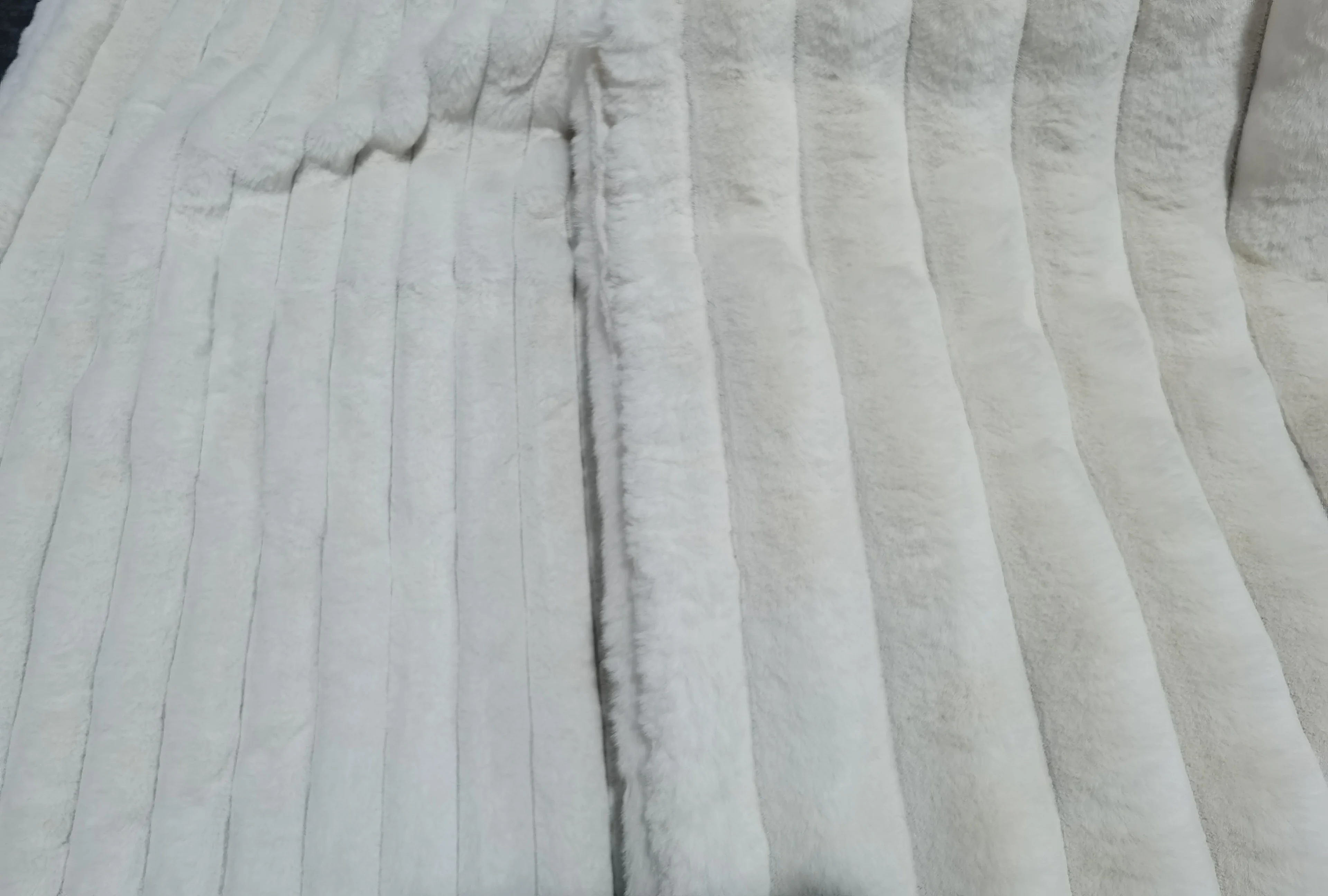 1inch/2inch/3inch wide Strip faux rabbit artificial fur home textile blanket fabric