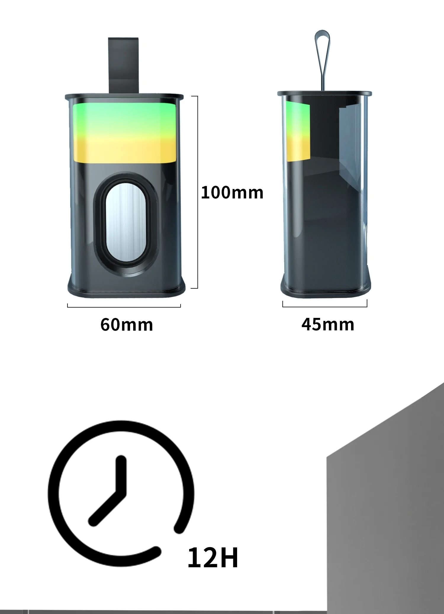 Led Light Professional DJ Wireless Smart Portable Outdoor Gaming Mini Bluetooth Speaker Subwoofers New Hot selling products 2023