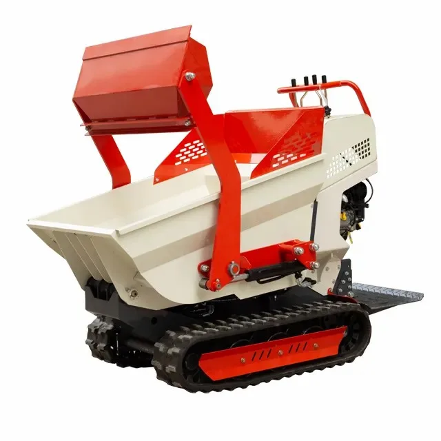 mini track driving dumper truck mini crawler small dumper 500kg 1000kg loading