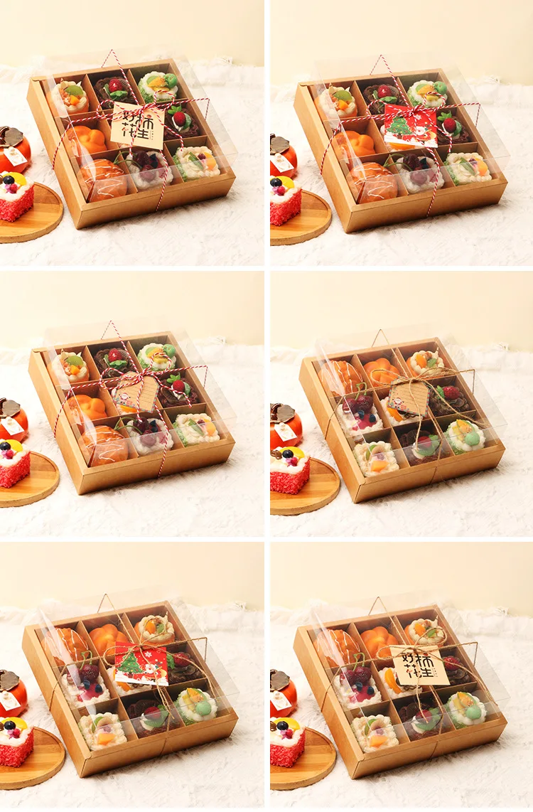 Custom logo pink bakery paper box for cake, 10 x 10 x 5 luxury wedding cake packaging box ,12 x 12 x 6 tall cake box with window