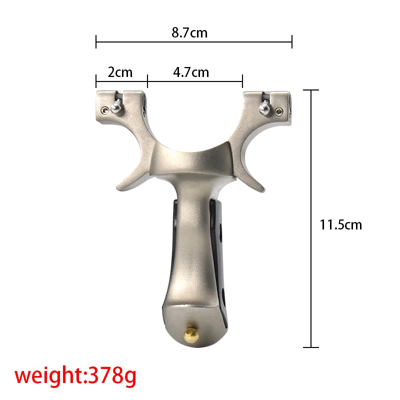 Powerful Outdoor Hunting Stainless Steel Slingshot Strong Band Sling Shot For Sports Shooting