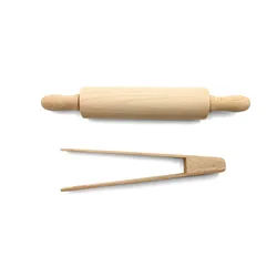 Hotsale DIY Baking Cake Tools 8 pcs Kids Wooden Baking Set