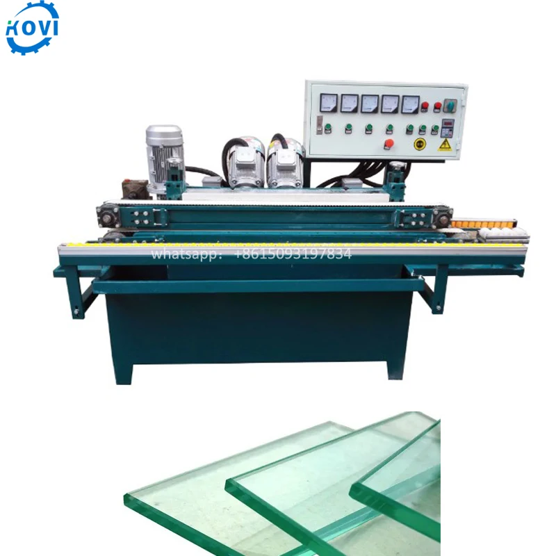 11 spindles straight glass edging machine glass polished grinding machine edge stand