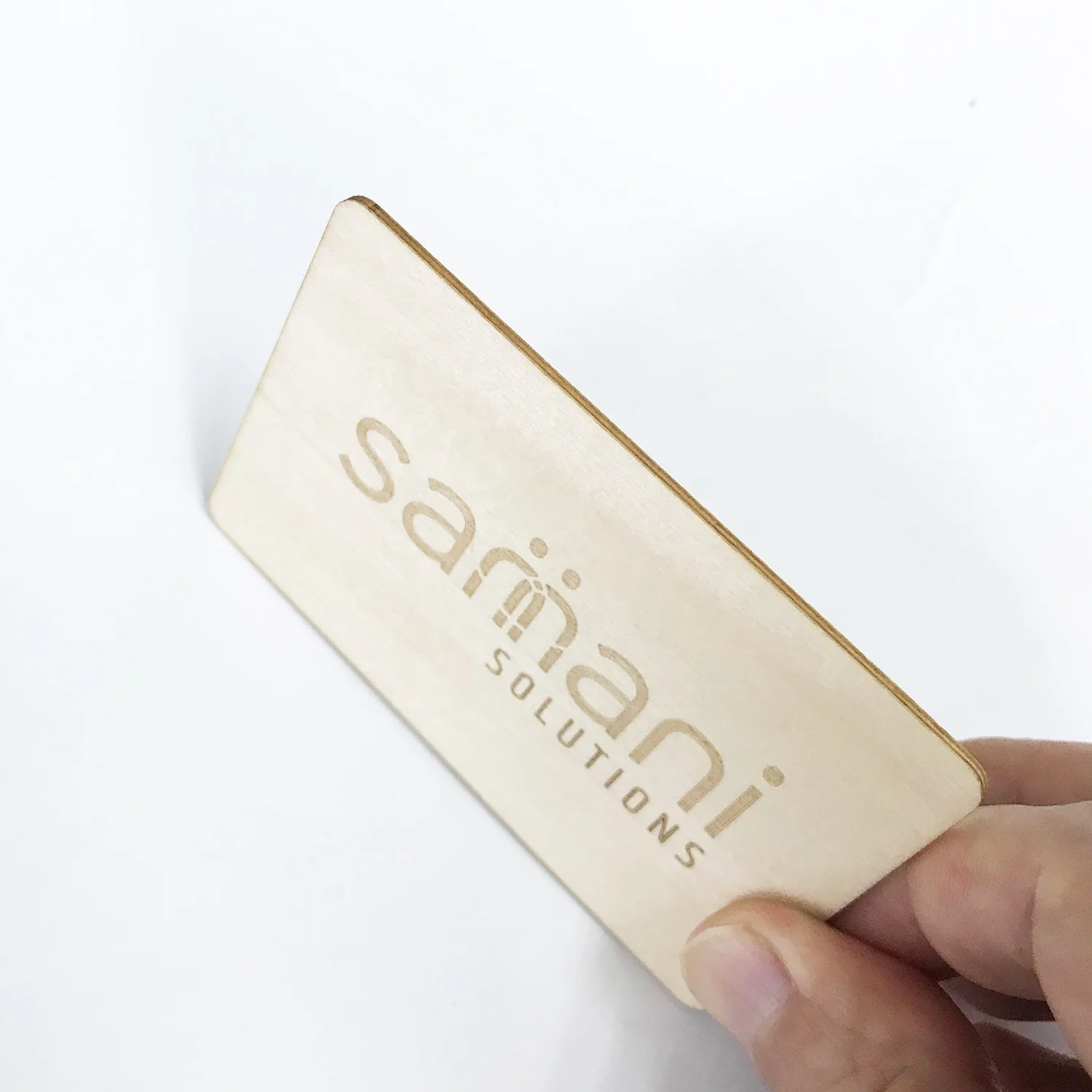 LOGO Engraving Wood RFID card with F08 chip