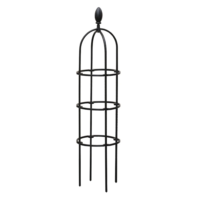 Wholesale hot sale Waterproof Plastic coated Decorative Small Potted Garden Trellis plant support stick for climbing plants