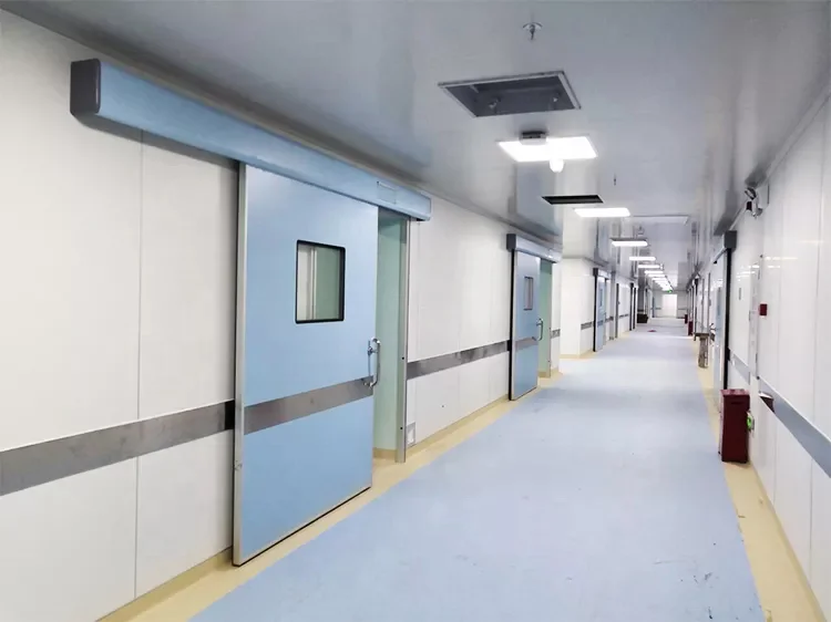Medical-Grade Airtight Automatic Door with Treadle Type Intelligent Self-Closing Sliding Door for Hospital Clinics Interior Door