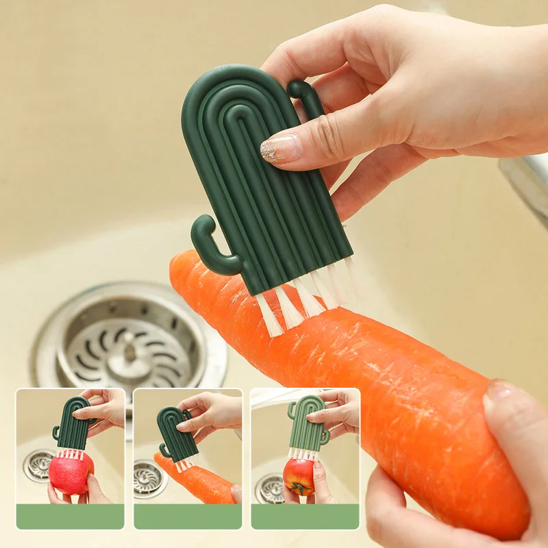 Cup lid brush Thermos cup brush household baby bottle thermos cup groove crevices multi-functional cleaning brush