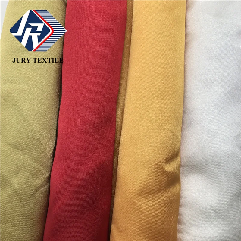 silky shiny soft 100% polyester 75D*150D satin silk Ladies sleepwear dress