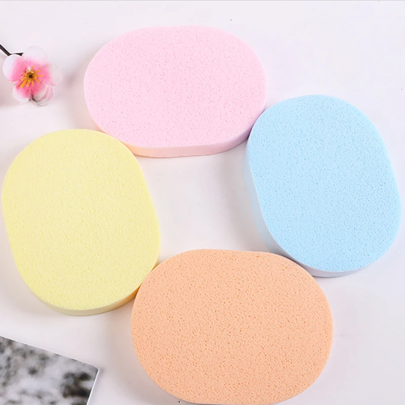 Beauty Face Use Washing Sponge Microfiber Puff Makeup Silicone Cellulose Facial Cleaning PVA Seaweed Face Wash Sponge