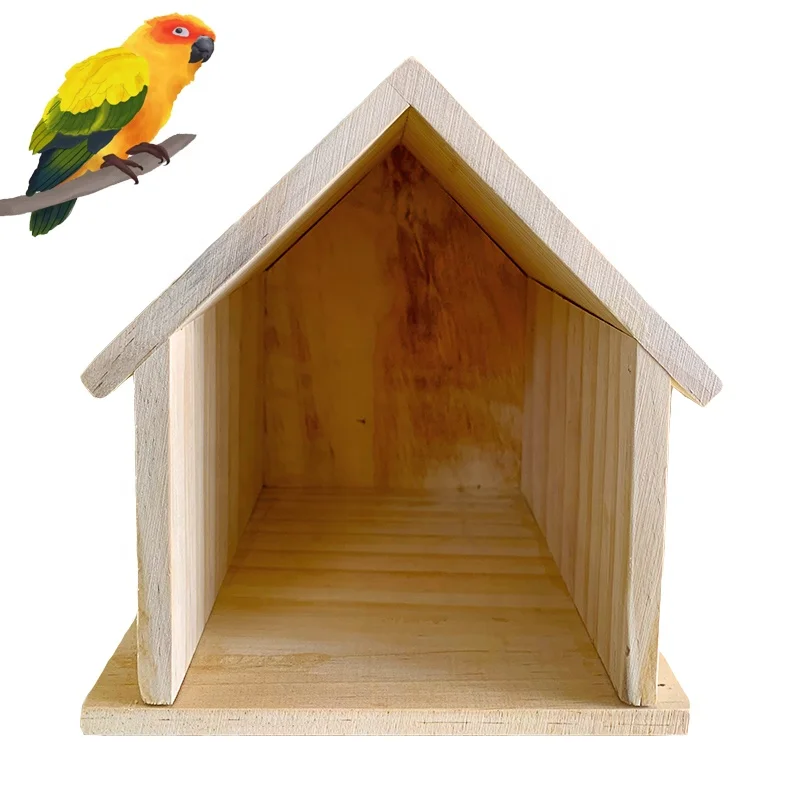 Jaalex Easy Assembled Cheap Chinese Fir Wood Small Bird Cages Bird Aviary Outdoor For Sale