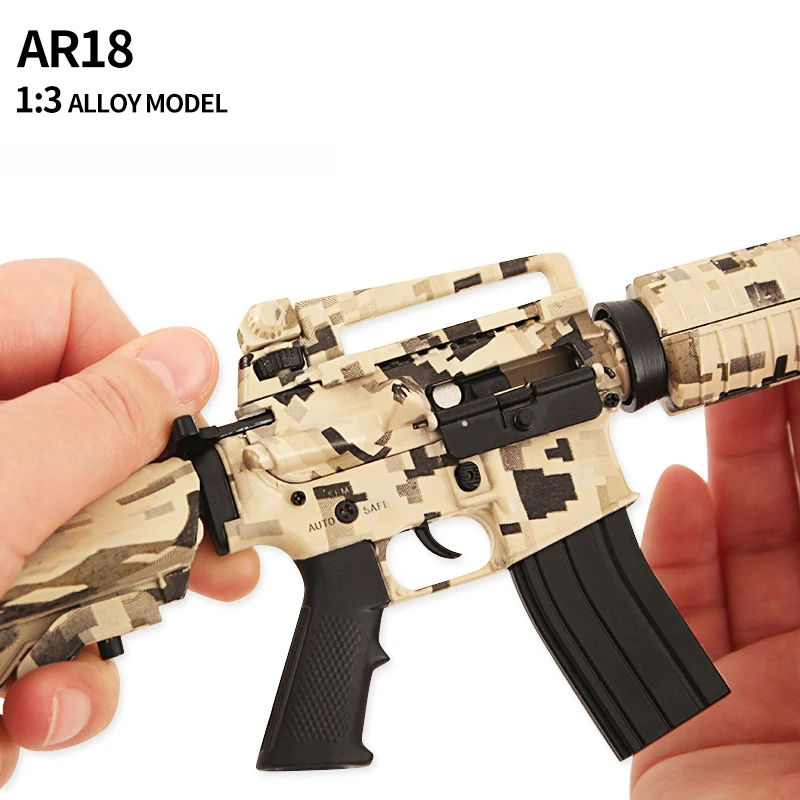 M4a1 игрушечный карабин реалистичная модель пистолета металлический настоящий безопасный пистолет для мальчиков подарок разборка 28 см