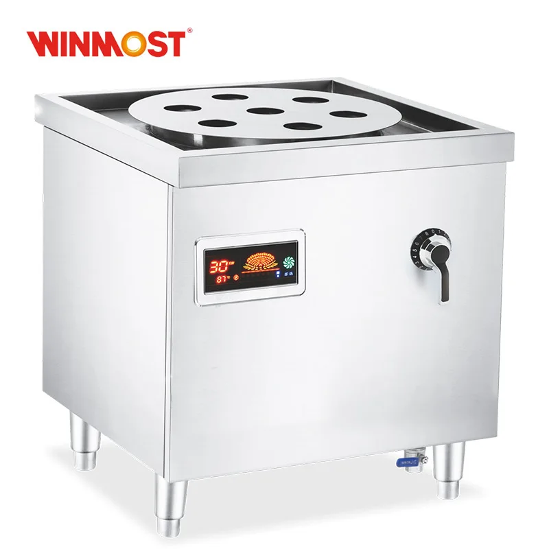Seven-hole Steamed Bun Machine Electromagnetic Steaming Furnace Hotel Breakfast Commercial