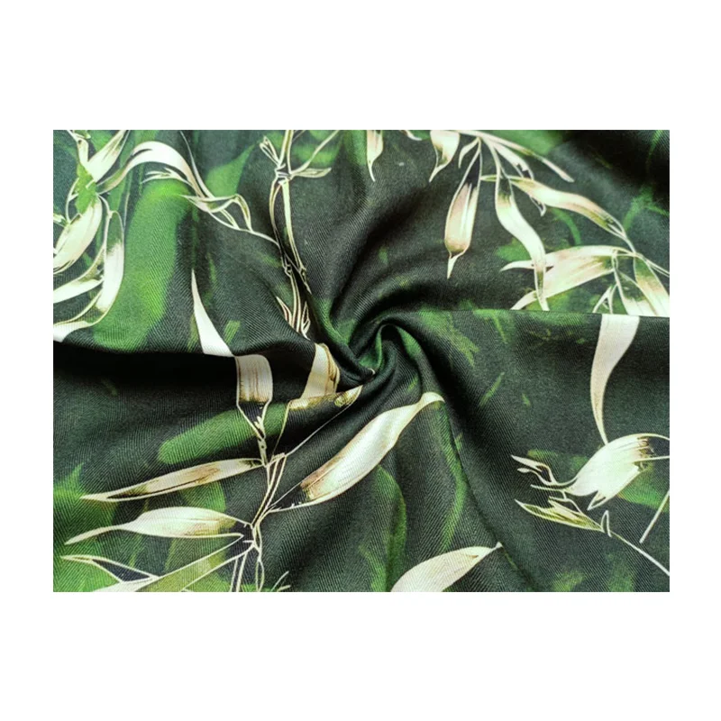 MIZUDA High Quality Woven Digital Printed Fabric 100% Lyocell Twill Fabric Custom Pattern Free Sample