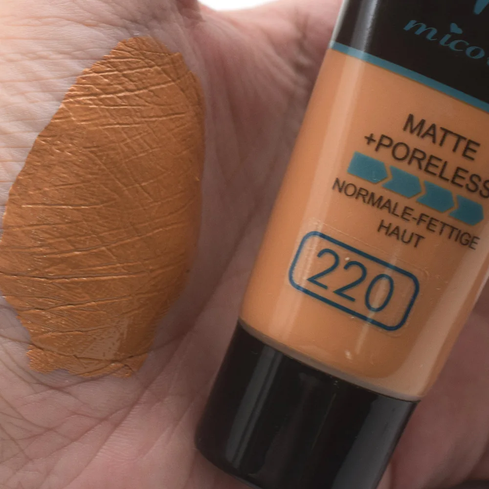 MICOLOR 24pcs/box dark foundation Full Cover Waterproof Matt Long Lasting Makeup Fit me Tube Liquid Foundation 1391