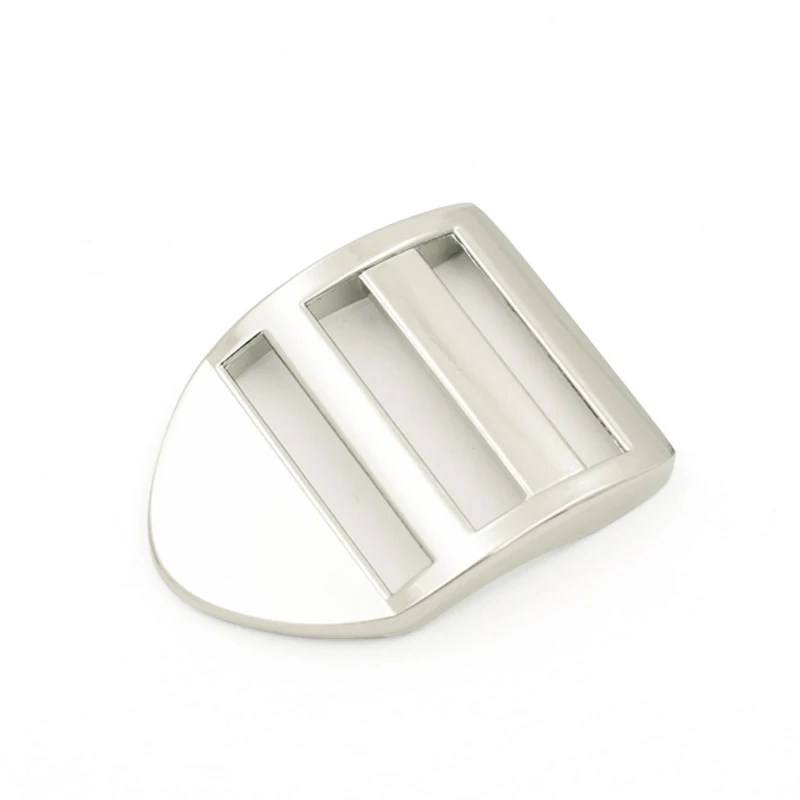 Metal silver bag buckle adjustment ladder lock buckle for backpack straps
